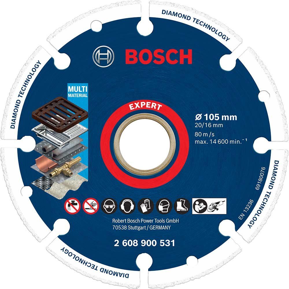 Bosch EXPERT Diamond Metal Cutting Disc 105mm - Image 1