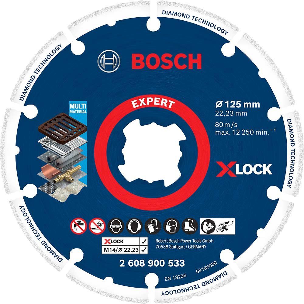 Bosch EXPERT X Lock Diamond Metal Cutting Disc 125mm 1mm 22mm - Image 1