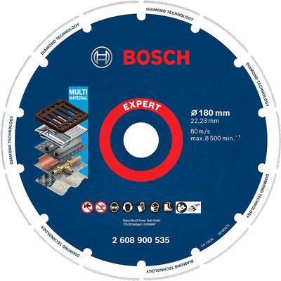 Bosch EXPERT Diamond Metal Cutting Disc 180mm