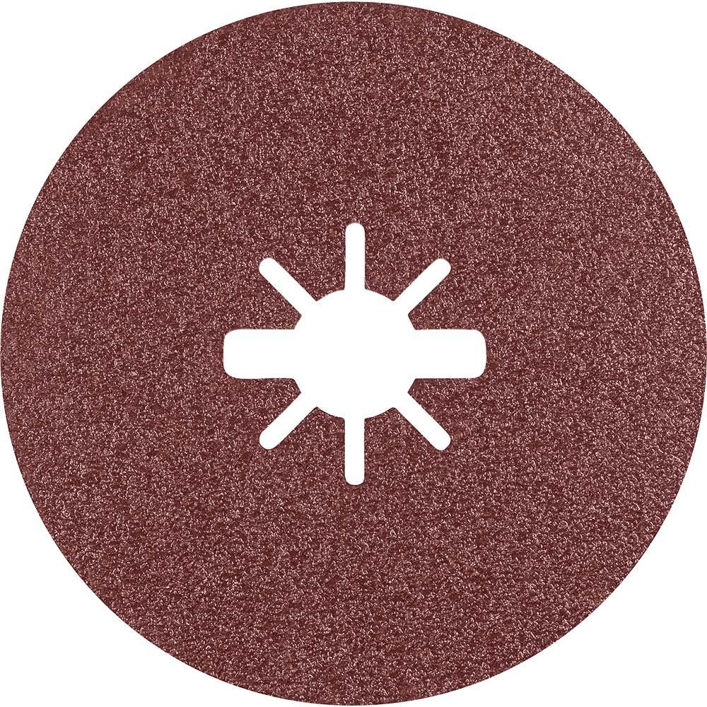 Bosch EXPERT Prisma Ceramic X LOCK Fibre Disc 125mm 125mm 80g Pack of 5 - Image 1