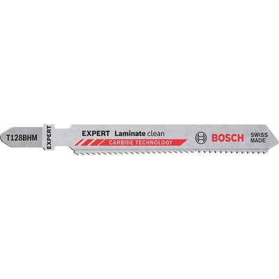 Bosch EXPERT T128BHM Laminate Clean Cut Jigsaw Blades Pack of 3