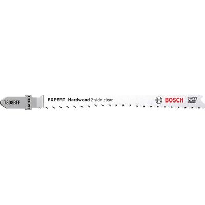 Bosch EXPERT T308 BFP Hard Wood Cutting Jigsaw Blade Pack of 3