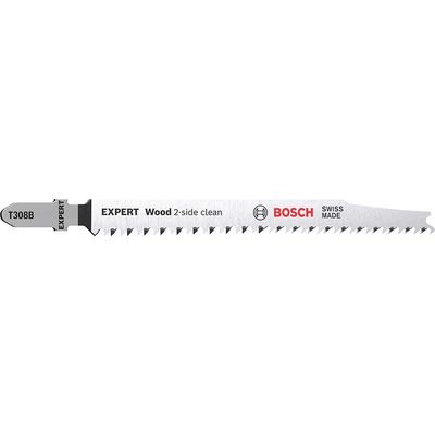Bosch EXPERT T308B Wood Clean Cut Jigsaw Blades Pack of 3