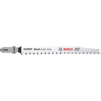 Bosch EXPERT T308B Wood Clean Cut Jigsaw Blades Pack of 25