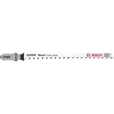 Bosch EXPERT T308BO Wood Clean Cut Jigsaw Blades Pack of 3