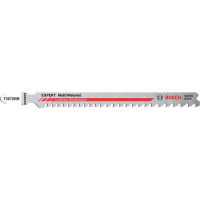Bosch EXPERT T367XHM Carbide Jigsaw Blades for Wood and Metal Pack of 3