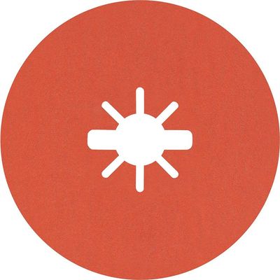 Bosch EXPERT R782 Prisma Ceramic X LOCK Fibre Disc 125mm 125mm 120g Pack of 5