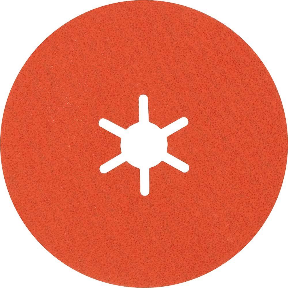 Bosch EXPERT R782 Prisma Fibre Sanding Disc 100mm 100mm 80g Pack of 25 - Image 1