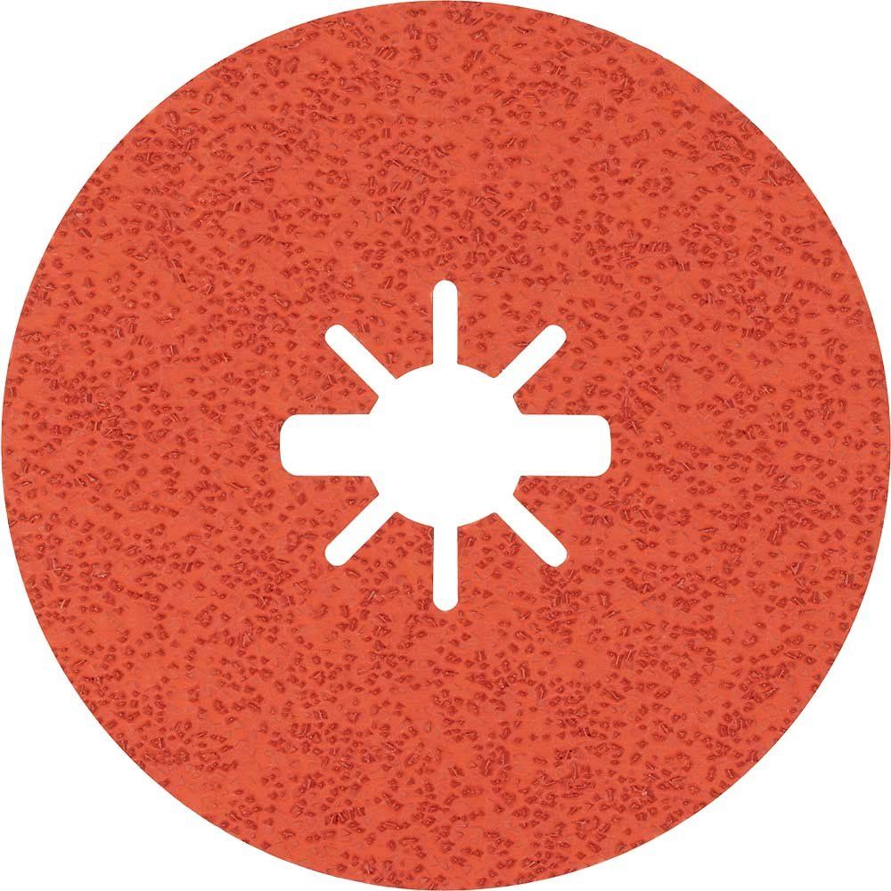 Bosch EXPERT R782 Prisma Ceramic X LOCK Fibre Disc 115mm 115mm 36g Pack of 25 - Image 1