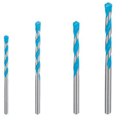 Bosch Powertool Accessories Expert Cyl-9 Multi Construction Drill Bit Set, 4 Piece - Black
