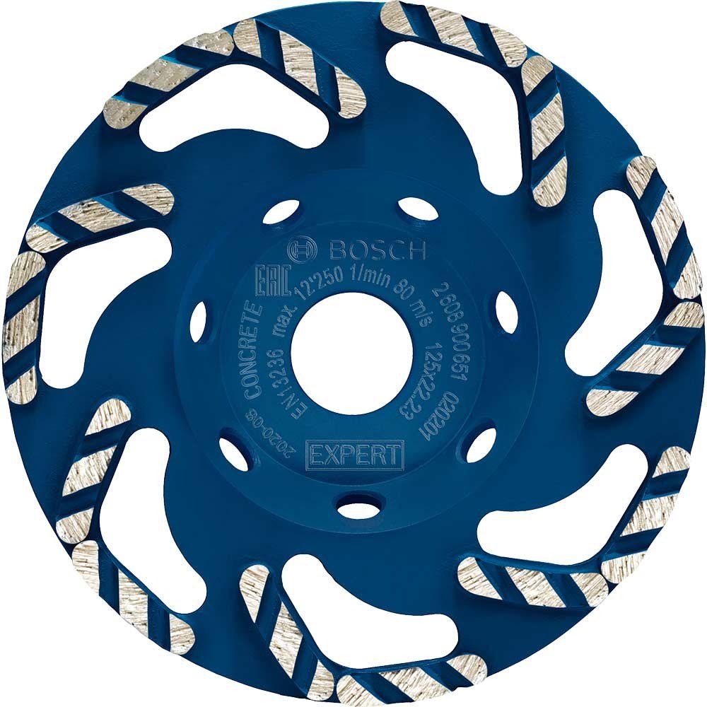 Bosch EXPERT Concrete Diamond Grinding Head 125mm - Image 1