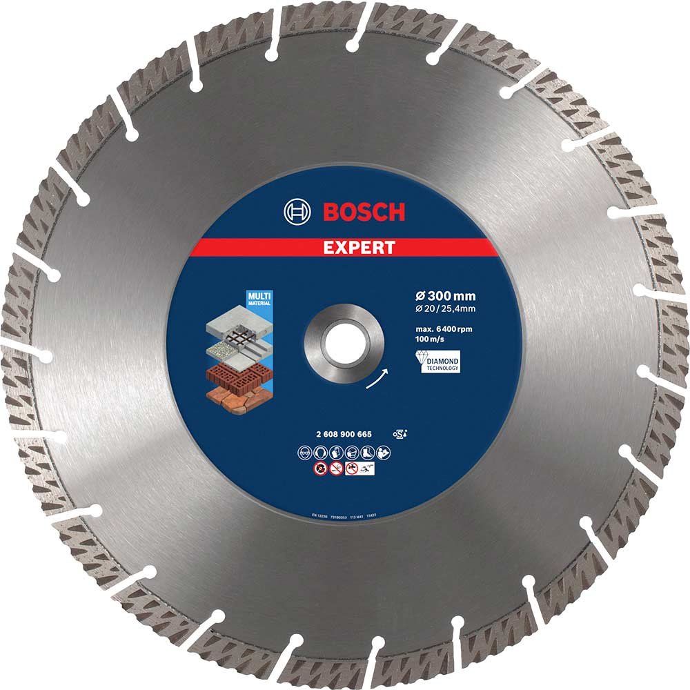 Bosch EXPERT Multi Material Diamond Cutting Disc 300mm 3mm 25.4mm - Image 1