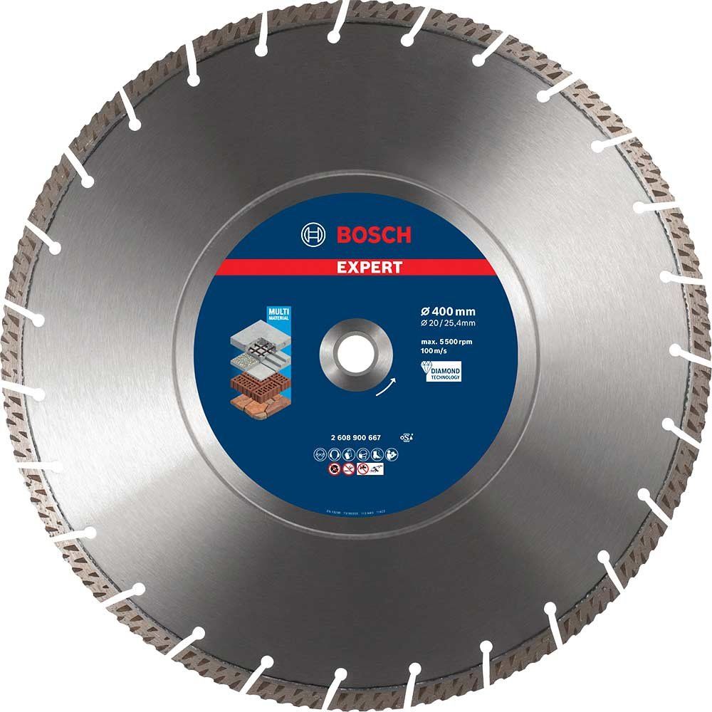 Bosch EXPERT Multi Material Diamond Cutting Disc 400mm 3.3mm 25.4mm - Image 1
