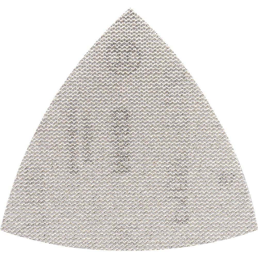 Bosch EXPERT M480 Quick Fit Net Delta Sanding Sheets for Paint and Wood 93mm x 93mm 100g Pack of 5 - Image 1
