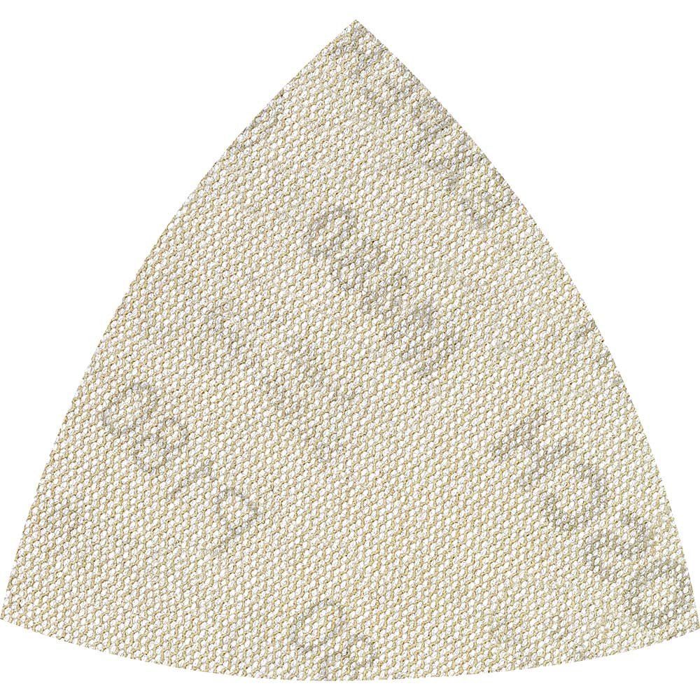Bosch EXPERT M480 Quick Fit Net Delta Sanding Sheets for Paint and Wood 93mm x 93mm 180g Pack of 5 - Image 1