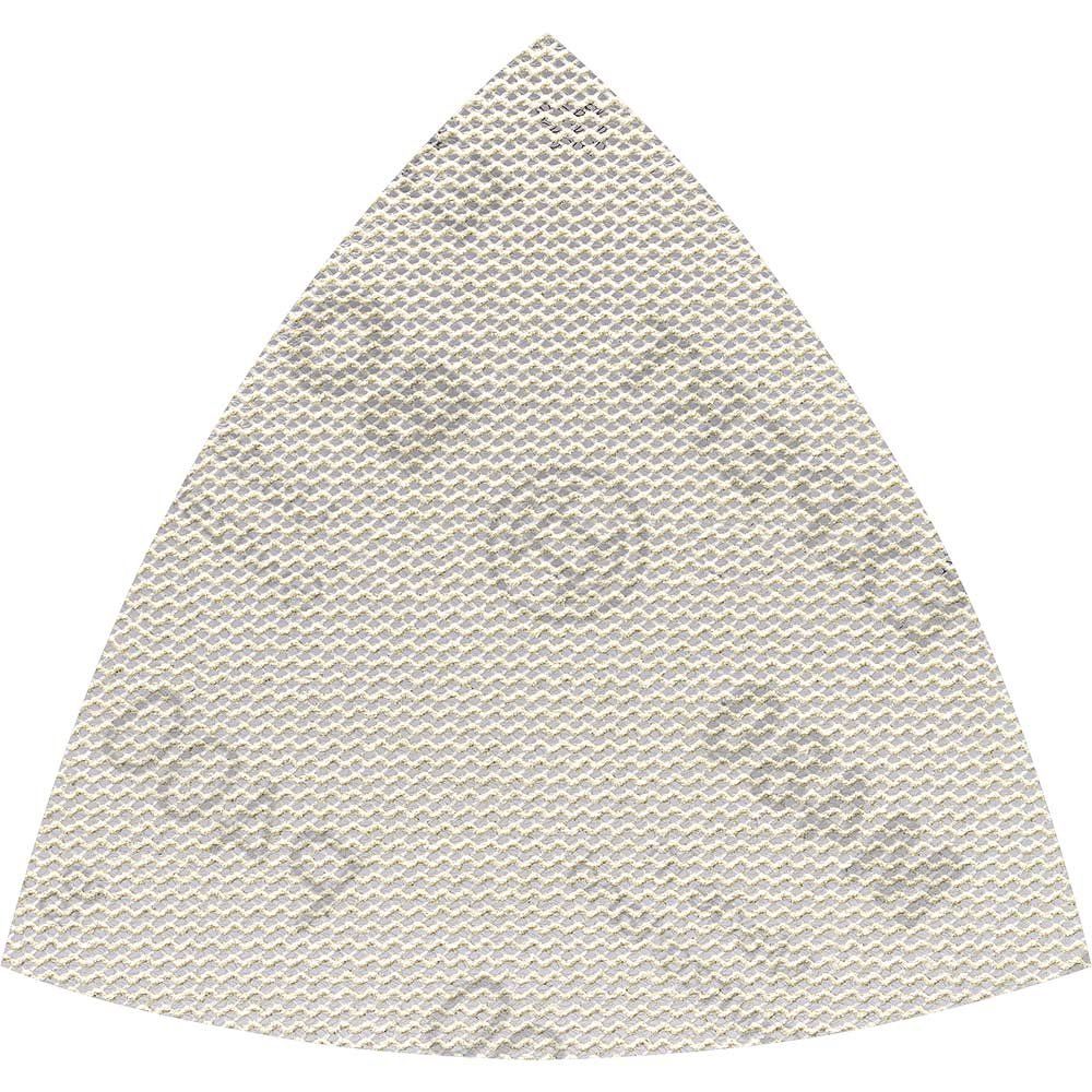 Bosch EXPERT M480 Quick Fit Net Delta Sanding Sheets for Paint and Wood 93mm x 93mm 400g Pack of 5 - Image 1