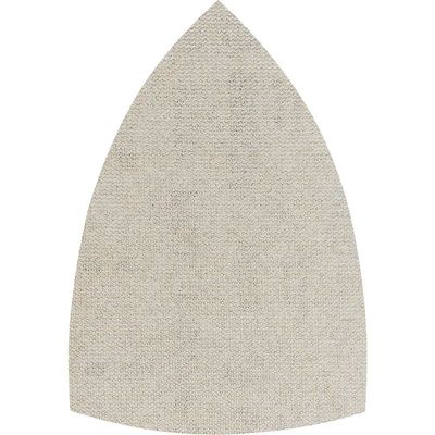 Bosch EXPERT M480 Hook and Loop Large Delta Sanding Sheets for Paint and Wood 100mm x 150mm 100g Pack of 10