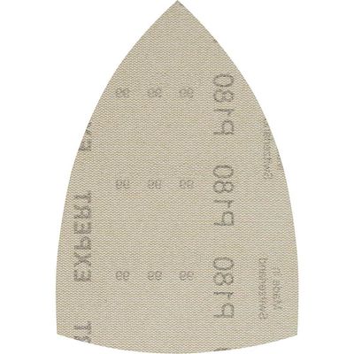 Bosch EXPERT M480 Hook and Loop Large Delta Sanding Sheets for Paint and Wood 100mm x 150mm 180g Pack of 10