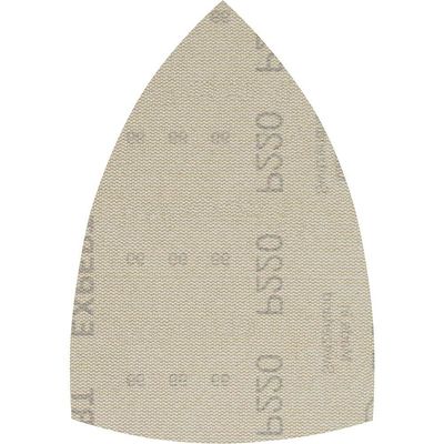 Bosch EXPERT M480 Hook and Loop Large Delta Sanding Sheets for Paint and Wood 100mm x 150mm 220g Pack of 10