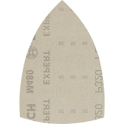 Bosch EXPERT M480 Hook and Loop Large Delta Sanding Sheets for Paint and Wood 100mm x 150mm 320g Pack of 10