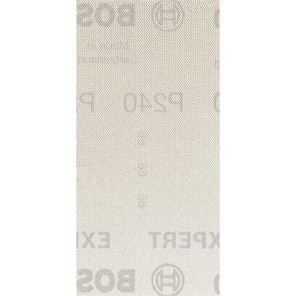 Bosch EXPERT M480 93mm x 186mm Net Abrasive Sanding Sheets 93mm x 186mm 240g Pack of 50 - Image 1