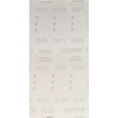 Bosch EXPERT M480 115mm x 230mm Net Abrasive Sanding Sheets 115mm x 230mm 240g Pack of 10