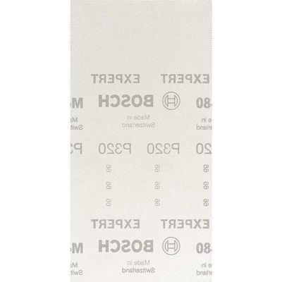 Bosch EXPERT M480 115mm x 230mm Net Abrasive Sanding Sheets 115mm x 230mm 320g Pack of 10