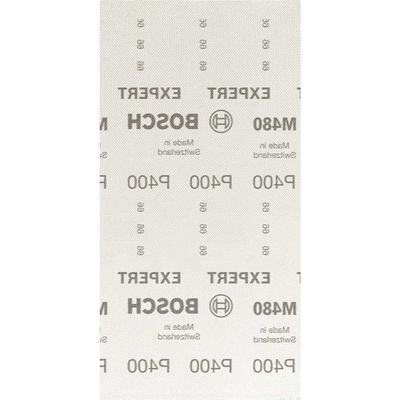 Bosch EXPERT M480 115mm x 230mm Net Abrasive Sanding Sheets 115mm x 230mm 400g Pack of 50