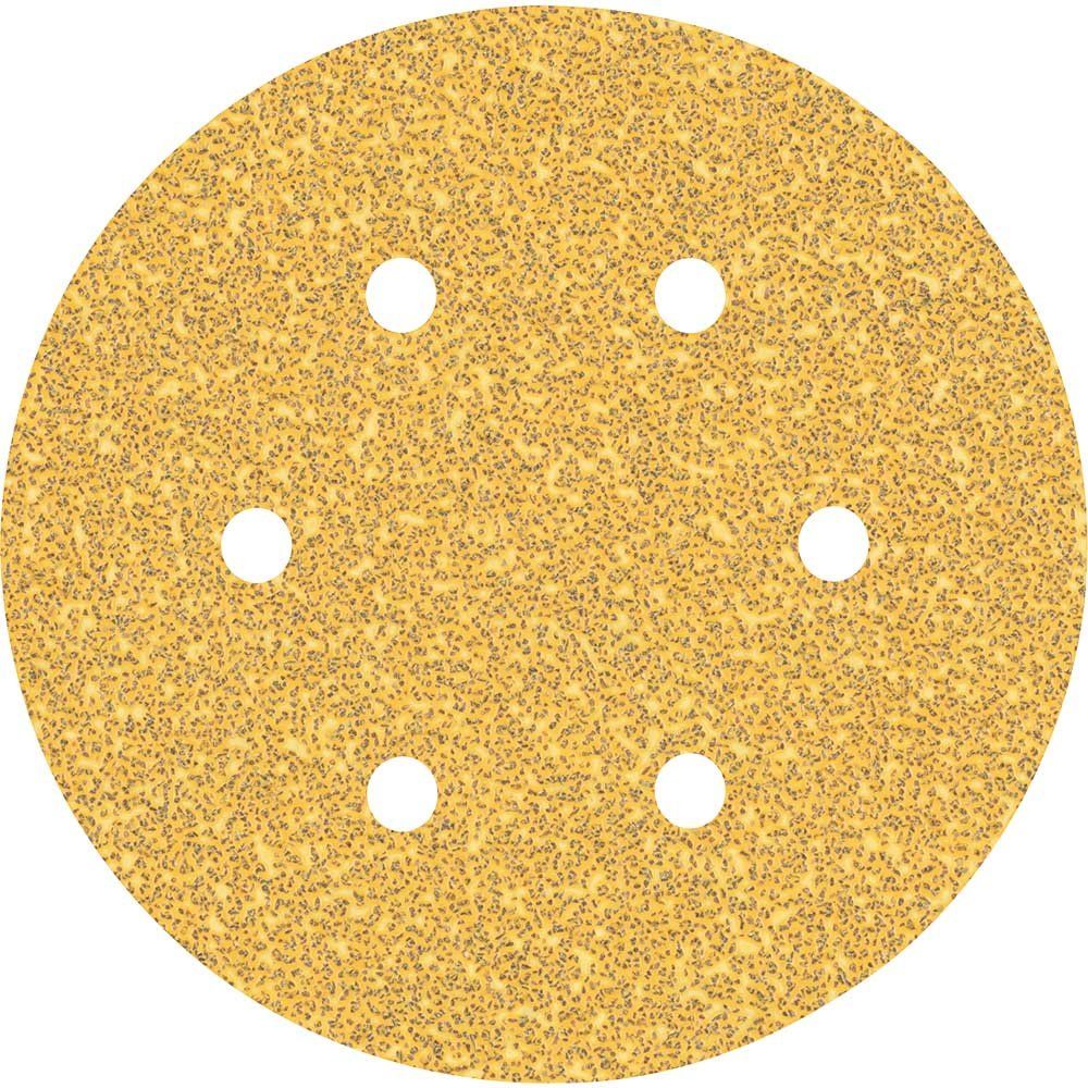 Bosch EXPERT C470 Red Wood Top Sanding Discs 150mm 150mm 40g Pack of 5 - Image 1