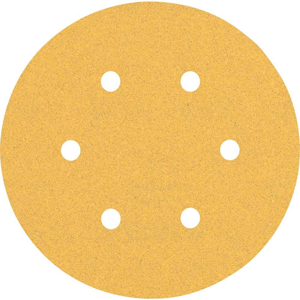 Bosch EXPERT C470 Red Wood Top Sanding Discs 150mm 150mm 100g Pack of 5 - Image 1