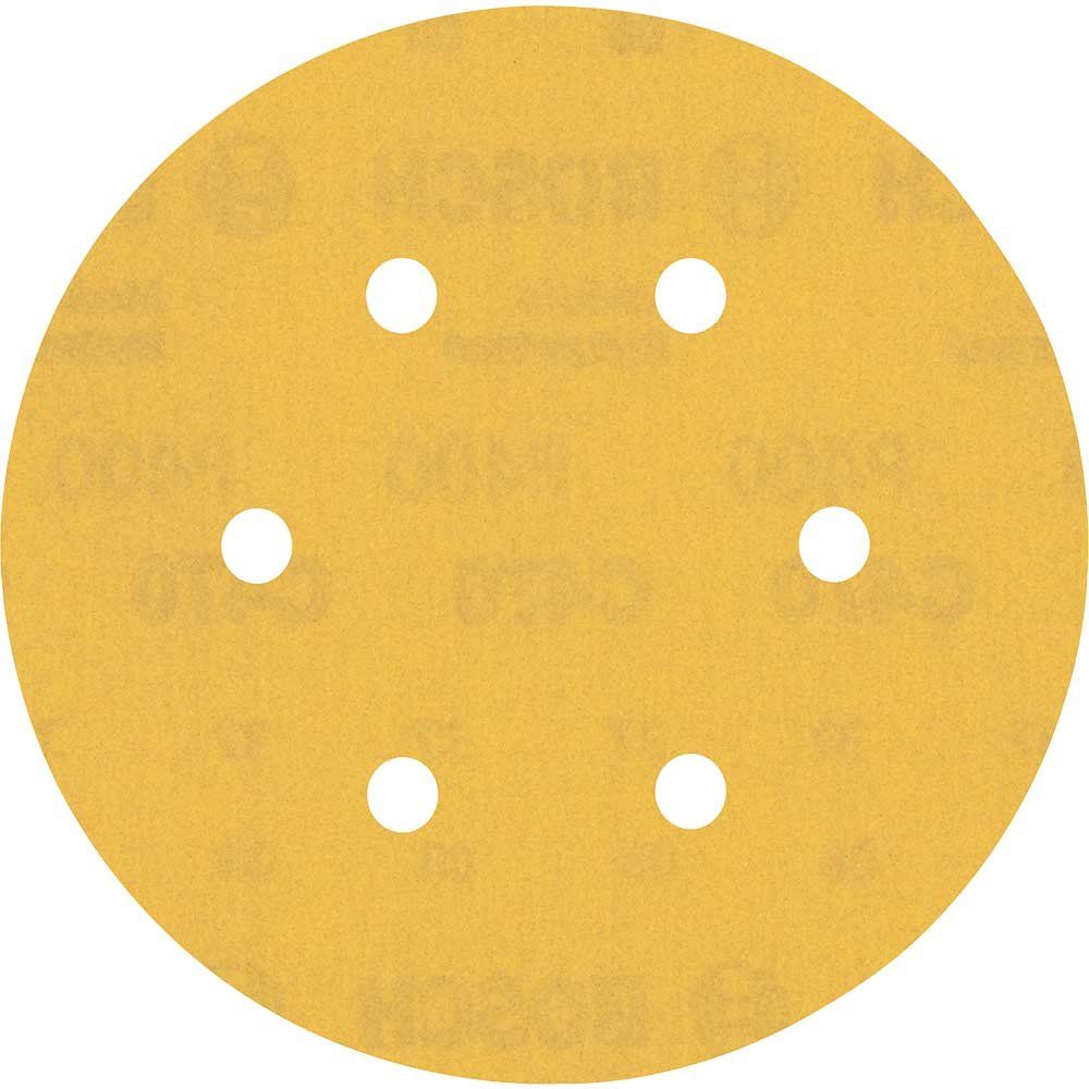 Bosch EXPERT C470 Red Wood Top Sanding Discs 150mm 150mm 400g Pack of 5 - Image 1