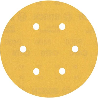 Bosch EXPERT C470 Red Wood Top Sanding Discs 150mm 150mm 400g Pack of 5