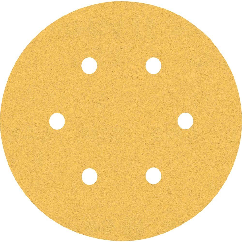 Bosch EXPERT C470 Red Wood Top Sanding Discs 150mm 150mm Assorted Pack of 6 - Image 1