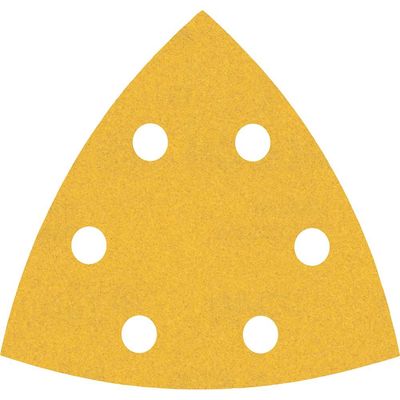 Bosch EXPERT C470 Punched Quick Fit Delta Sanding Sheets for Paint and Wood 93mm x 93mm Assorted Pack of 6