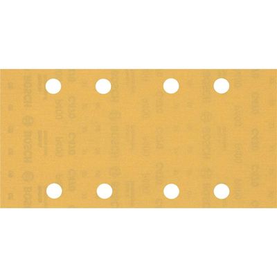 Bosch EXPERT C470 Punched Hook and Loop Sanding Sheets 93mm x 186mm 400g Pack of 10