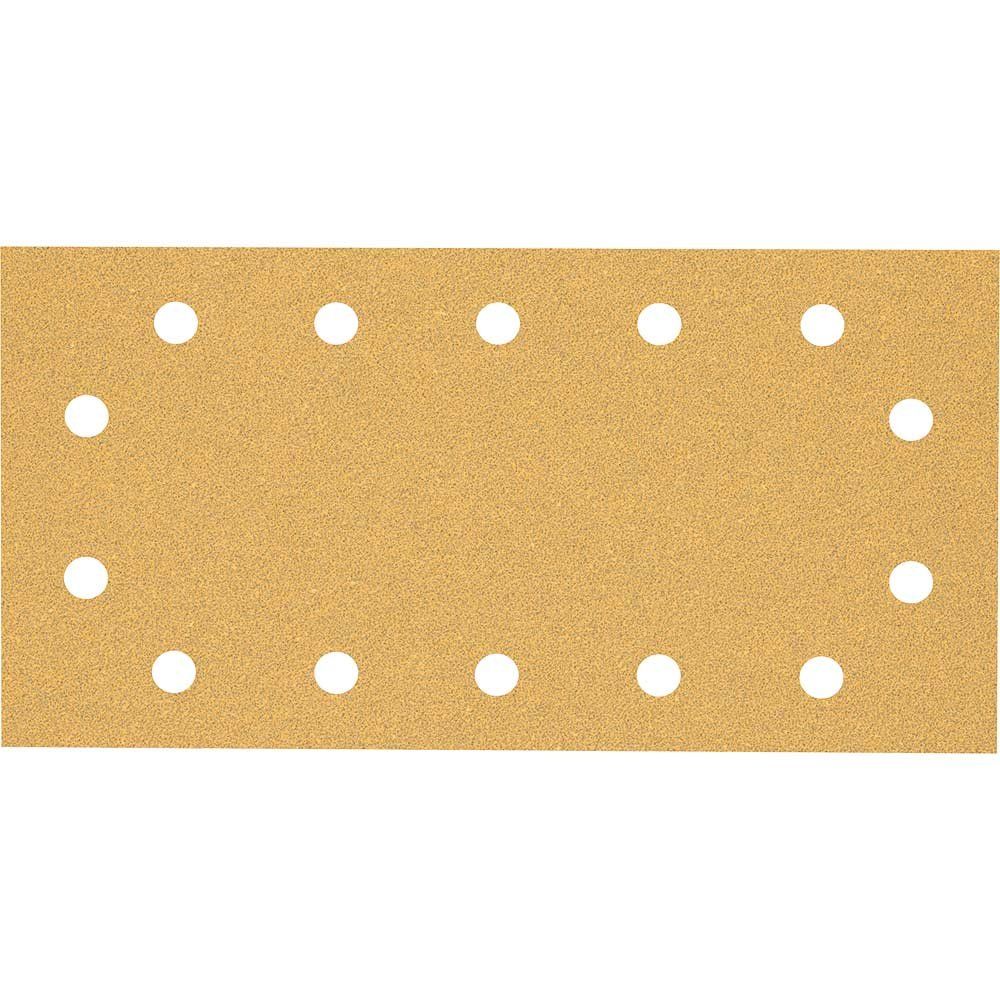 Bosch EXPERT C470 Punched Hook and Loop 1/2 Sanding Sheets 115mm x 230mm 60g Pack of 10 - Image 1
