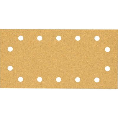 Bosch EXPERT C470 Punched Hook and Loop 1/2 Sanding Sheets 115mm x 230mm 60g Pack of 10