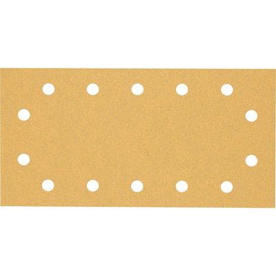 Bosch EXPERT C470 Punched Hook and Loop 1/2 Sanding Sheets 115mm x 230mm 80g Pack of 10