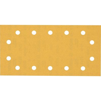 Bosch EXPERT C470 Punched Hook and Loop 1/2 Sanding Sheets 115mm x 230mm 240g Pack of 10