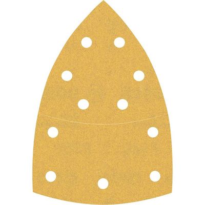 Bosch EXPERT C470 Punched Hook and Loop Multi Sanding Sheets 93mm x 102mm 180g Pack of 10