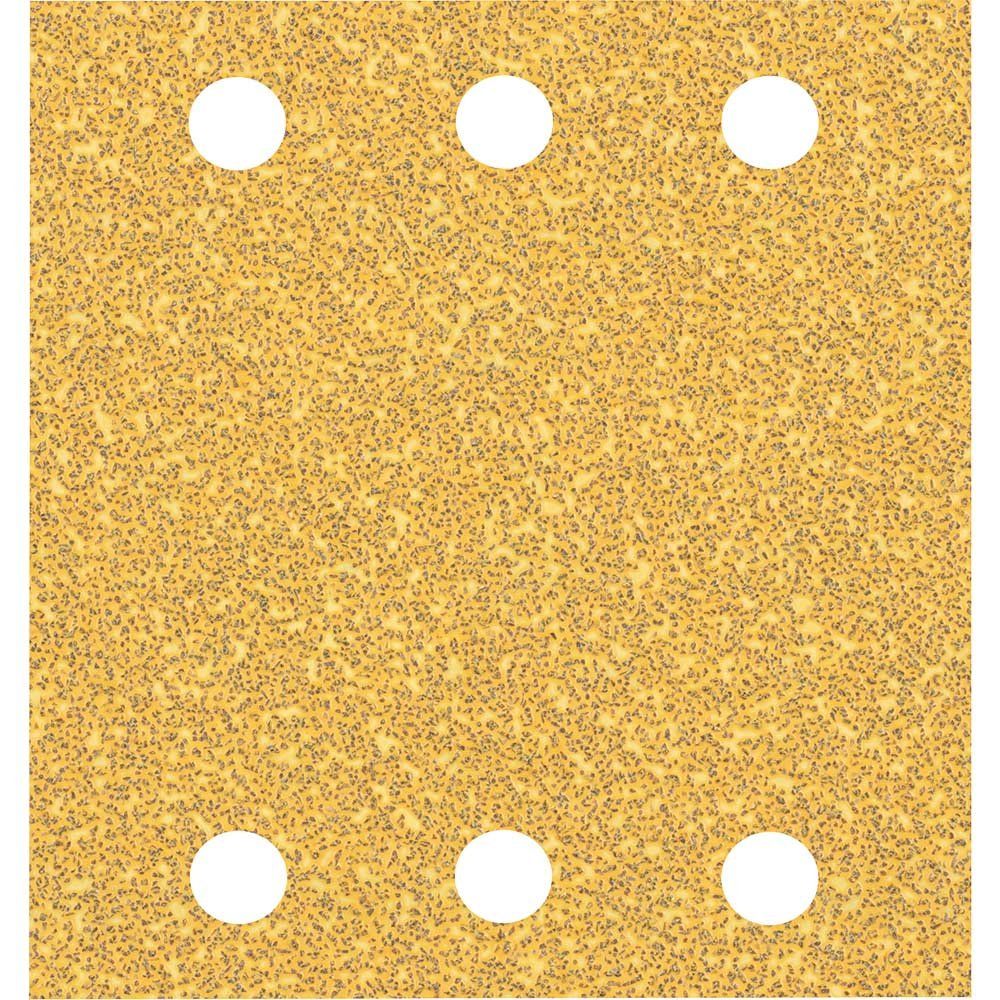 Bosch EXPERT C470 Punched Hook and Look Sanding Sheets 115mm x 107mm 40g Pack of 10 - Image 1