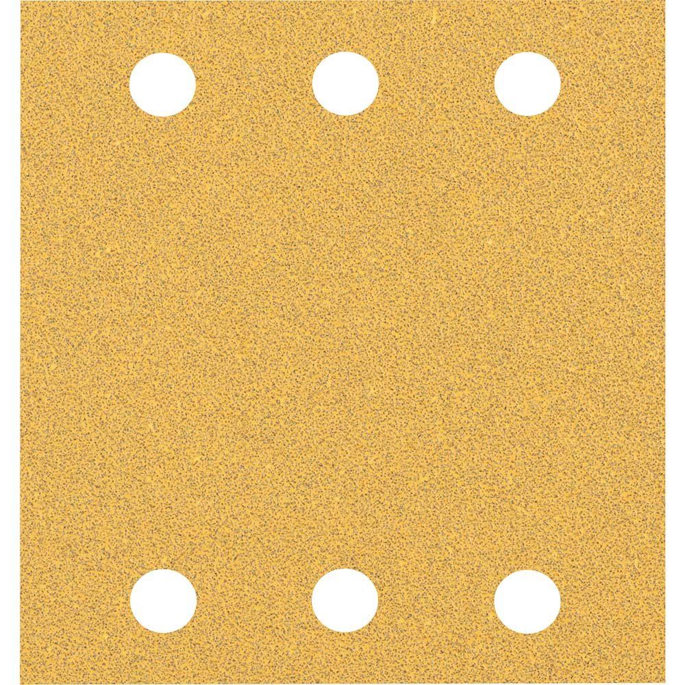 Bosch EXPERT C470 Punched Hook and Look Sanding Sheets 115mm x 107mm 60g Pack of 10 - Image 1