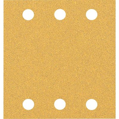 Bosch EXPERT C470 Punched Hook and Look Sanding Sheets 115mm x 107mm 60g Pack of 10