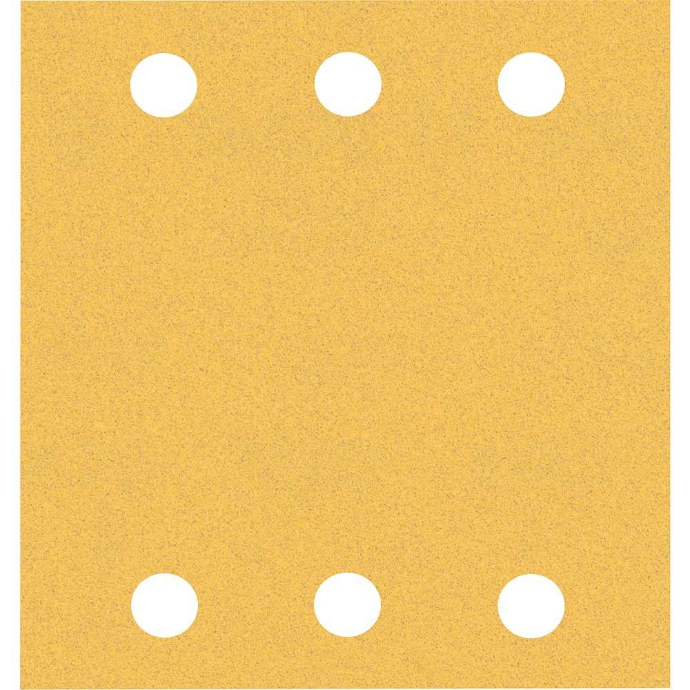 Bosch EXPERT C470 Punched Hook and Look Sanding Sheets 115mm x 107mm 120g Pack of 10 - Image 1