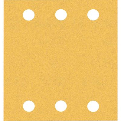 Bosch EXPERT C470 Punched Hook and Look Sanding Sheets 115mm x 107mm 120g Pack of 10