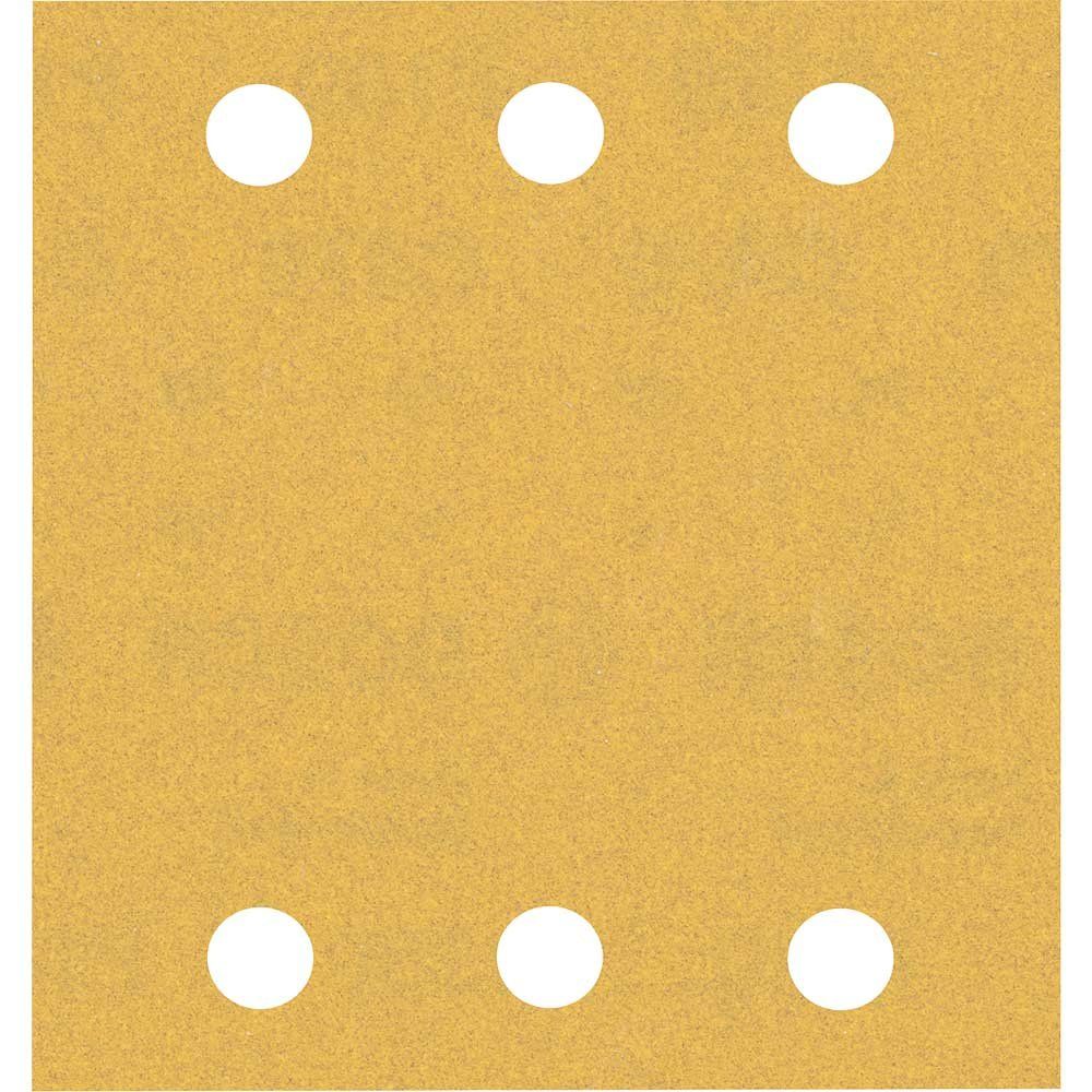 Bosch EXPERT C470 Punched Hook and Look Sanding Sheets 115mm x 107mm 180g Pack of 10 - Image 1