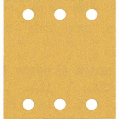 Bosch EXPERT C470 Punched Hook and Look Sanding Sheets 115mm x 107mm 180g Pack of 10