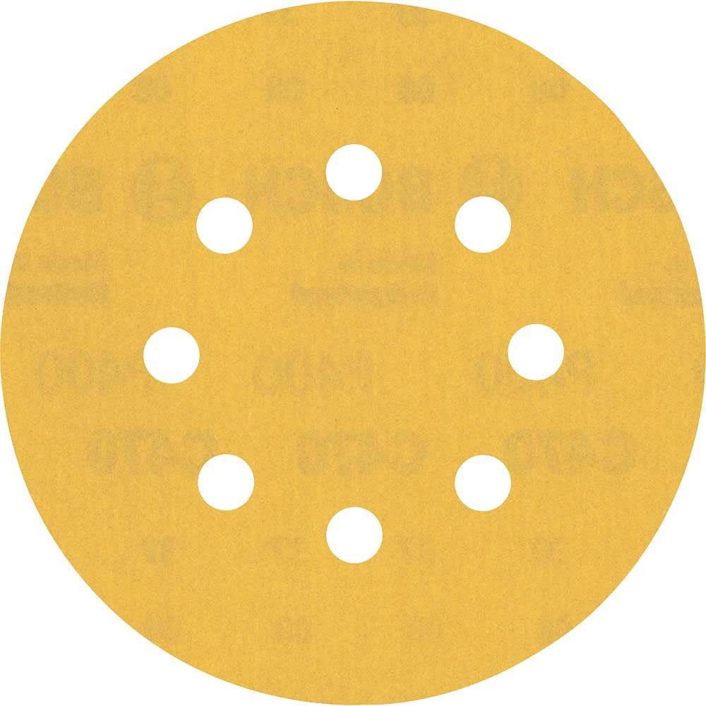 Bosch EXPERT C470 Wood Sanding Disc 125mm 125mm 400g Pack of 50 - Image 1