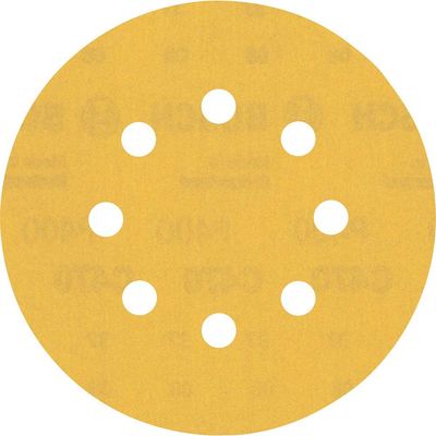 Bosch EXPERT C470 Wood Sanding Disc 125mm 125mm 400g Pack of 50