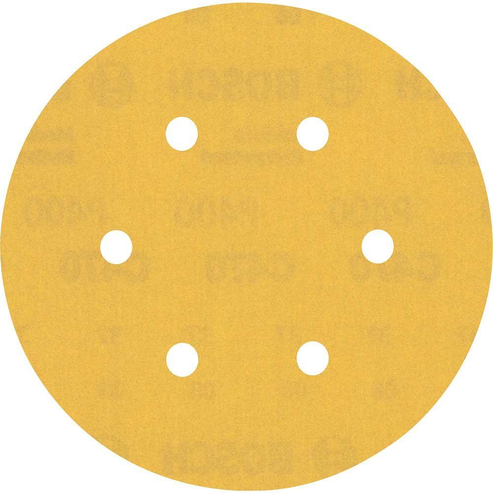 Bosch EXPERT C470 Red Wood Top Sanding Discs 150mm 150mm 400g Pack of 50 - Image 1